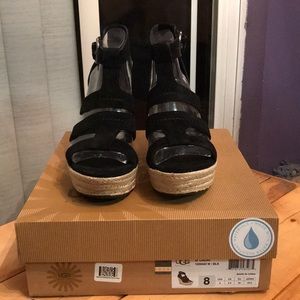 UGG NWT W Laurie Strappy Platform Wedge